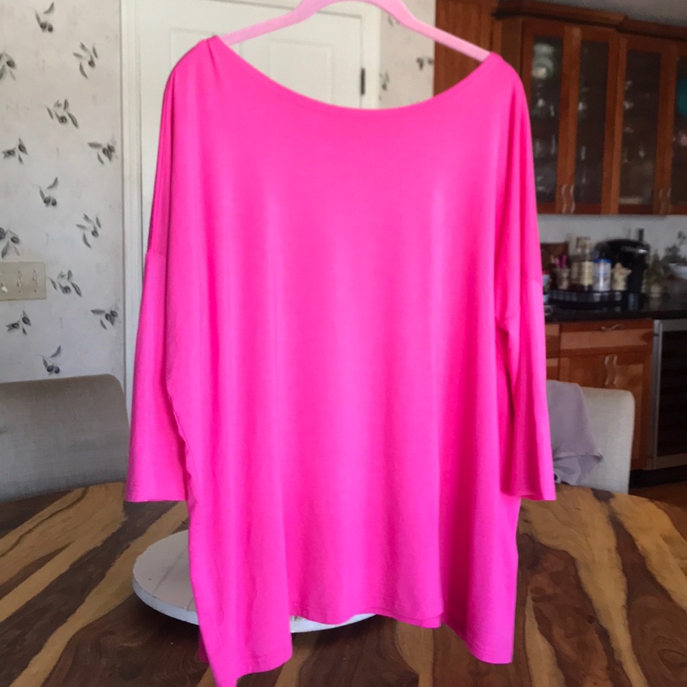 Hot Pink Piko Top 💕